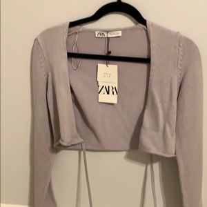 Zara wrap top